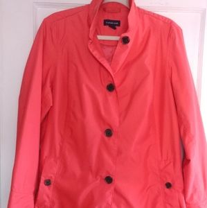 Lands End jacket, M, orange, barely worn.